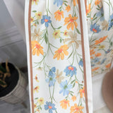 Garden Party Skinny Satin Scarf