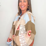 Wildflower Patch Olive Chenille Cardigan - Jessi Jayne Boutique