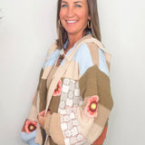 Wildflower Patch Olive Chenille Cardigan - Jessi Jayne Boutique