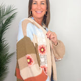 Wildflower Patch Olive Chenille Cardigan - Jessi Jayne Boutique