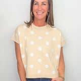 Sweet Spot Polka Dot Sweater