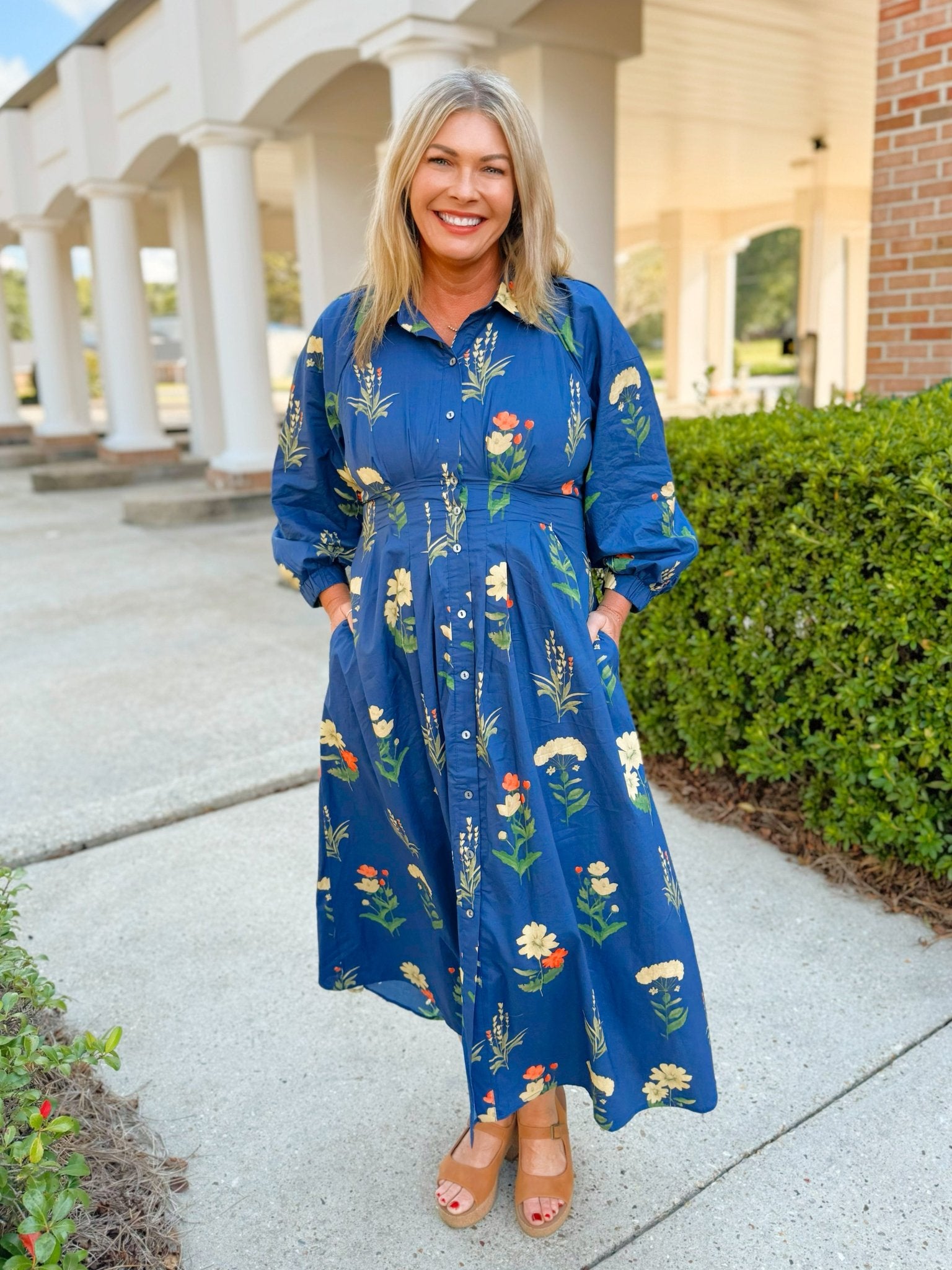 Twilight Garden Midi Dress - Jessi Jayne Boutique