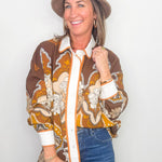Canyon Rose Retro Blouse - Jessi Jayne Boutique
