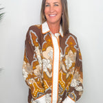 Canyon Rose Retro Blouse - Jessi Jayne Boutique