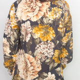 Golden Heirloom Floral Blouse - Jessi Jayne Boutique