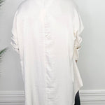 Ivory Ease Oversized Dolman Shirt - Jessi Jayne Boutique