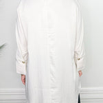 Ivory Ease Oversized Dolman Shirt - Jessi Jayne Boutique