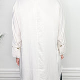 Ivory Ease Oversized Dolman Shirt - Jessi Jayne Boutique