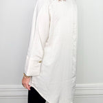 Ivory Ease Oversized Dolman Shirt - Jessi Jayne Boutique