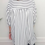 Hampton Stripe Button Top - Jessi Jayne Boutique