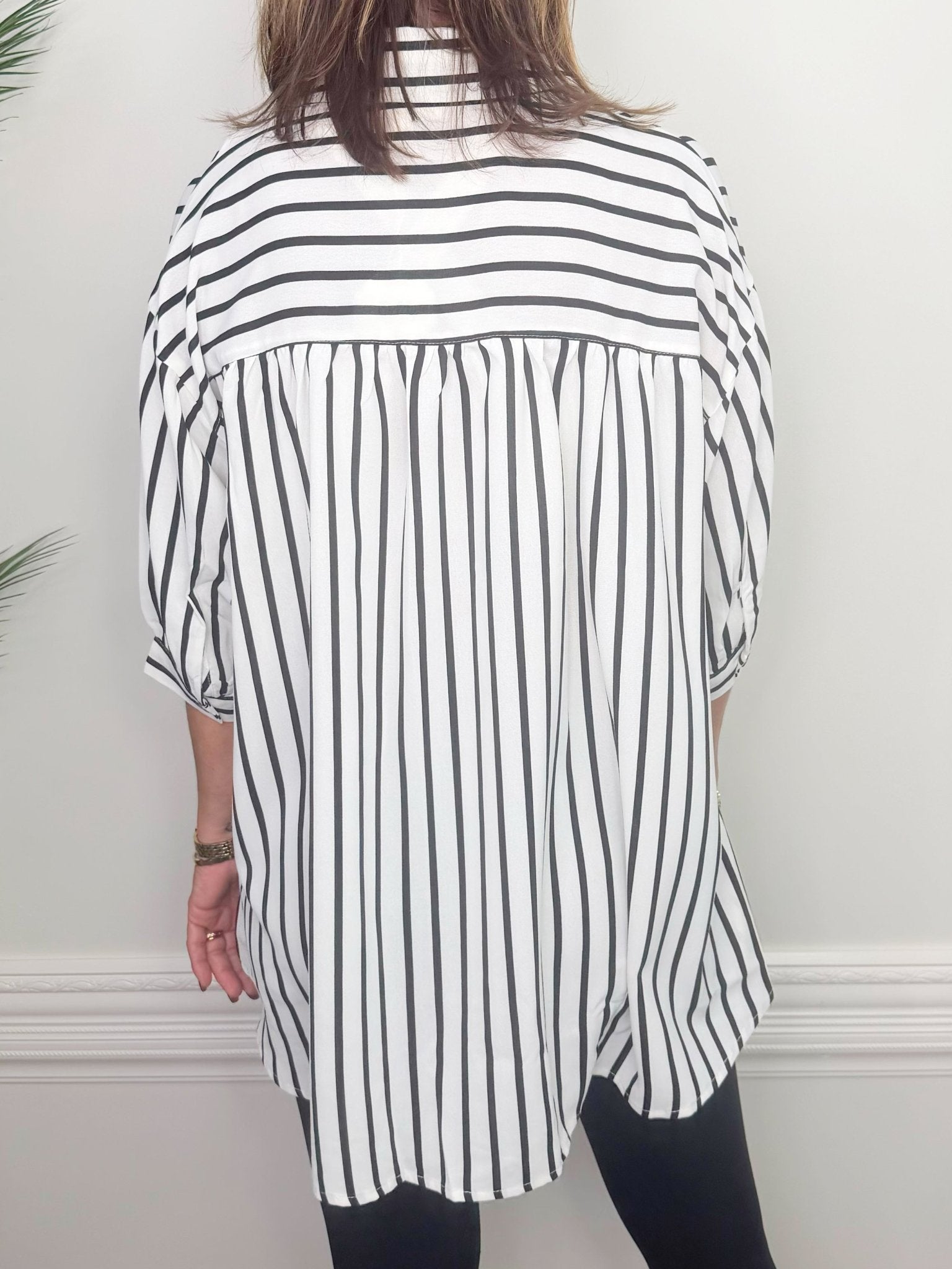 Hampton Stripe Button Top - Jessi Jayne Boutique