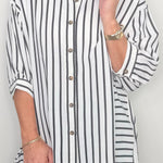 Hampton Stripe Button Top - Jessi Jayne Boutique