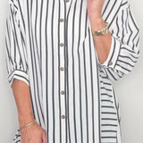 Hampton Stripe Button Top - Jessi Jayne Boutique