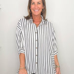Hampton Stripe Button Top - Jessi Jayne Boutique