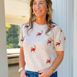 Reindeer Games Sweater Top - Jessi Jayne Boutique
