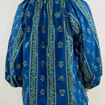 Floral Evergreen Boho Blouse - Jessi Jayne Boutique