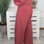 Merlot Moment Cropped Wide Leg Pants - Jessi Jayne Boutique