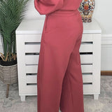 Merlot Moment Cropped Wide Leg Pants - Jessi Jayne Boutique
