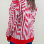 Candy Stripe Crew Sweater - Jessi Jayne Boutique