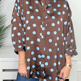Dot Darling Oversized Polka Dot Shirt - Jessi Jayne Boutique