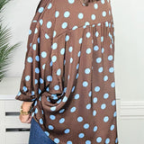 Dot Darling Oversized Polka Dot Shirt - Jessi Jayne Boutique
