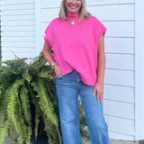 Everyday Mock Neck Sweater Top