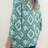Olive Tile Knit Sweater - Jessi Jayne Boutique