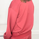 Merlot Must-Have Modal Crew Neck Sweatshirt - Jessi Jayne Boutique