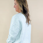 Sunkissed Coconut God Is Good Quilted Pastel Sweatshirt - Jessi Jayne Boutique