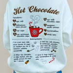 Sunkissed Coconut Hot Chocolate Recipe Embroidered Sweatshirt - Jessi Jayne Boutique