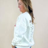 Sunkissed Coconut Hot Chocolate Recipe Embroidered Sweatshirt - Jessi Jayne Boutique