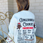 Sunkissed Coconut Gingerbread Recipe Embroidered Sweatshirt - Jessi Jayne Boutique