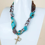 Faithful Silk Scarf Necklace - Jessi Jayne Boutique