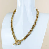 Twisted Toggle Chain Necklace - Jessi Jayne Boutique