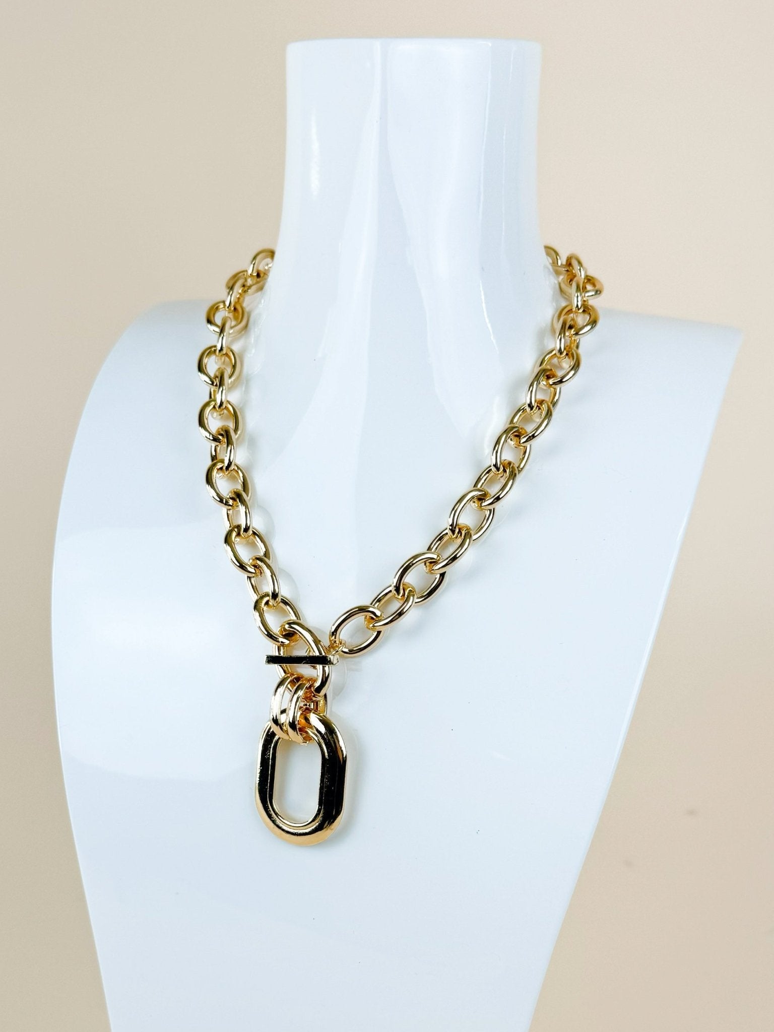Bold Link Pendant Chain - Jessi Jayne Boutique