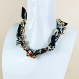 Midnight Muse Silk Beaded Necklace - Jessi Jayne Boutique