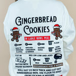 Sunkissed Coconut Gingerbread Recipe Embroidered Sweatshirt - Jessi Jayne Boutique