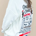 Sunkissed Coconut Gingerbread Recipe Embroidered Sweatshirt - Jessi Jayne Boutique