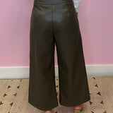 Dare You To Dark Olive Pleather Pants - Jessi Jayne Boutique