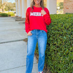 Merry Sequin Sleeve Sweatshirt - Jessi Jayne Boutique
