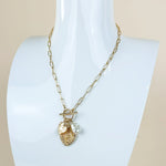 Golden Heart Pendant Necklace - Jessi Jayne Boutique