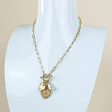 Golden Heart Pendant Necklace - Jessi Jayne Boutique