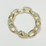 Golden Knot Link Bracelet - Jessi Jayne Boutique