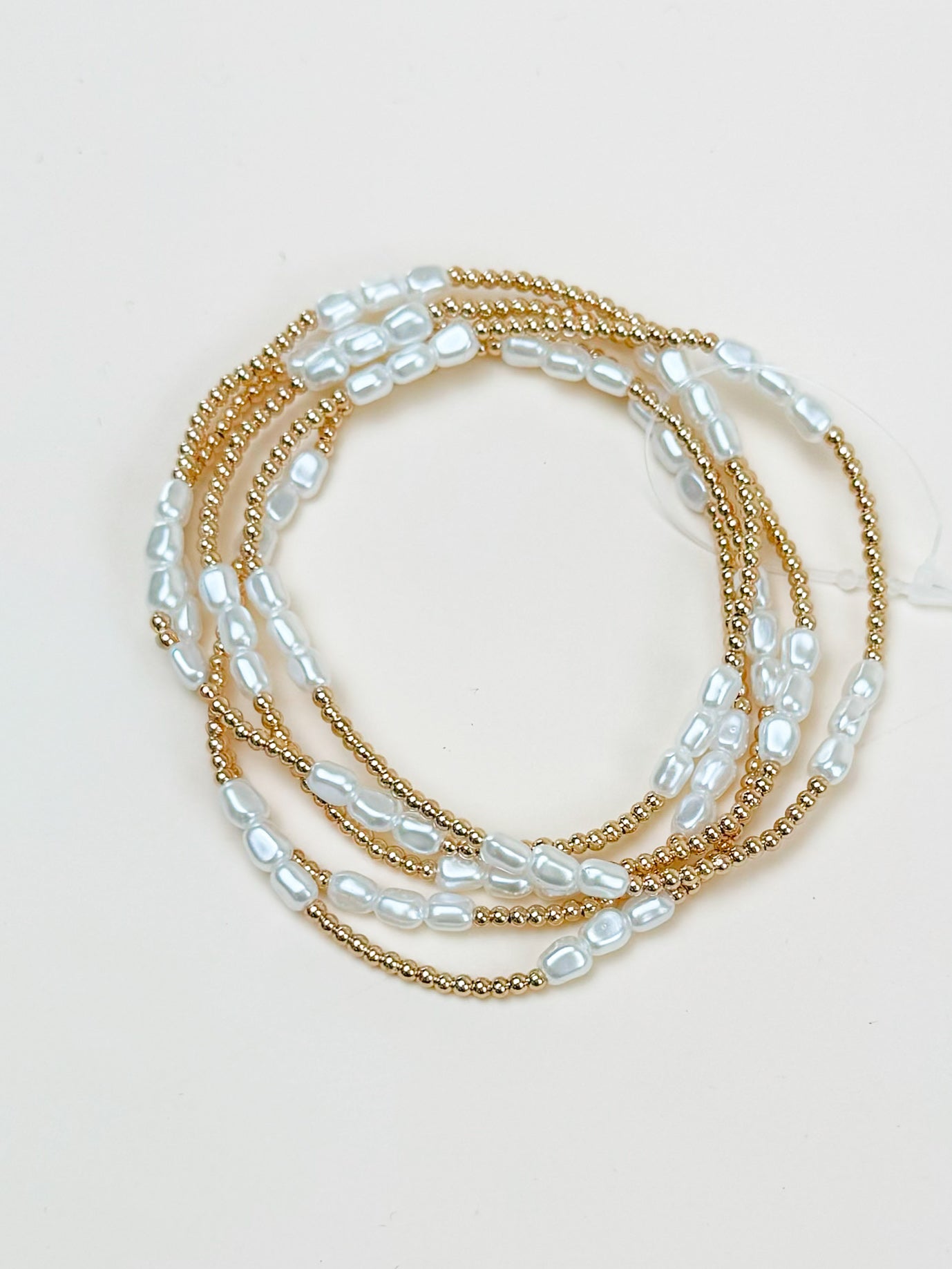 Golden Grace Beaded Bracelet Set - Jessi Jayne Boutique