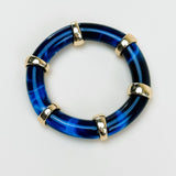 Midnight Marble Stretch Bracelet - Jessi Jayne Boutique