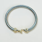 Silver Twist Cable Bracelet - Jessi Jayne Boutique
