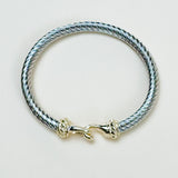 Silver Twist Cable Bracelet - Jessi Jayne Boutique
