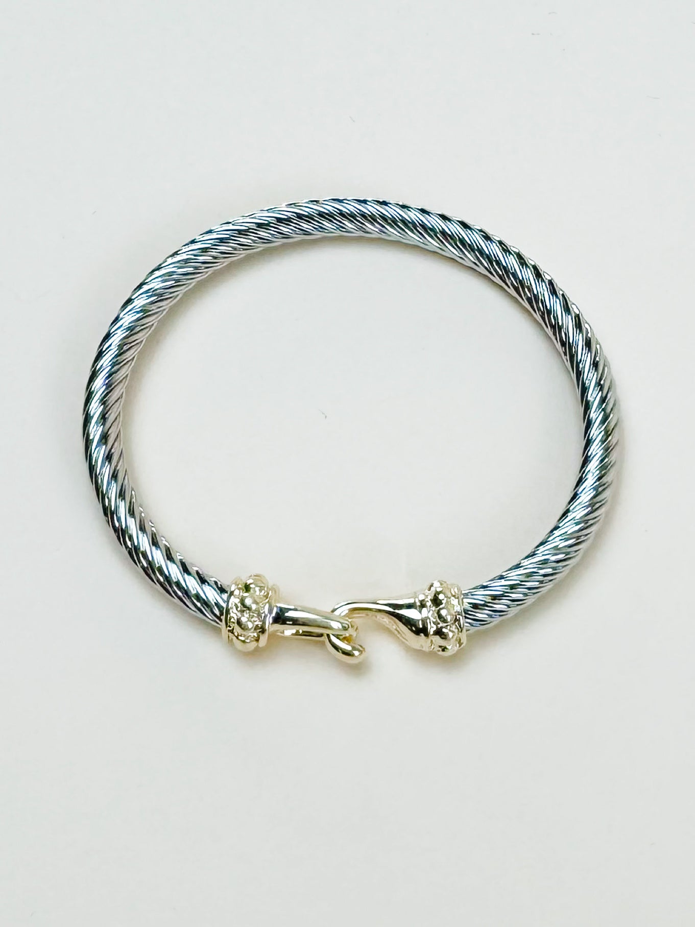 Silver Twist Cable Bracelet - Jessi Jayne Boutique