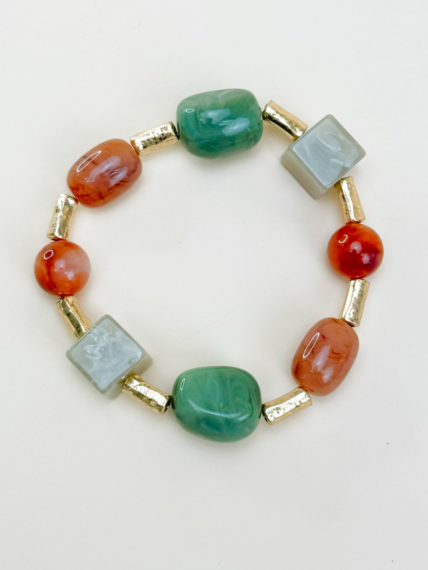Autumn Aura Beaded Bracelet - Jessi Jayne Boutique