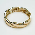 Sculpted Shine Stretch Bracelet - Jessi Jayne Boutique